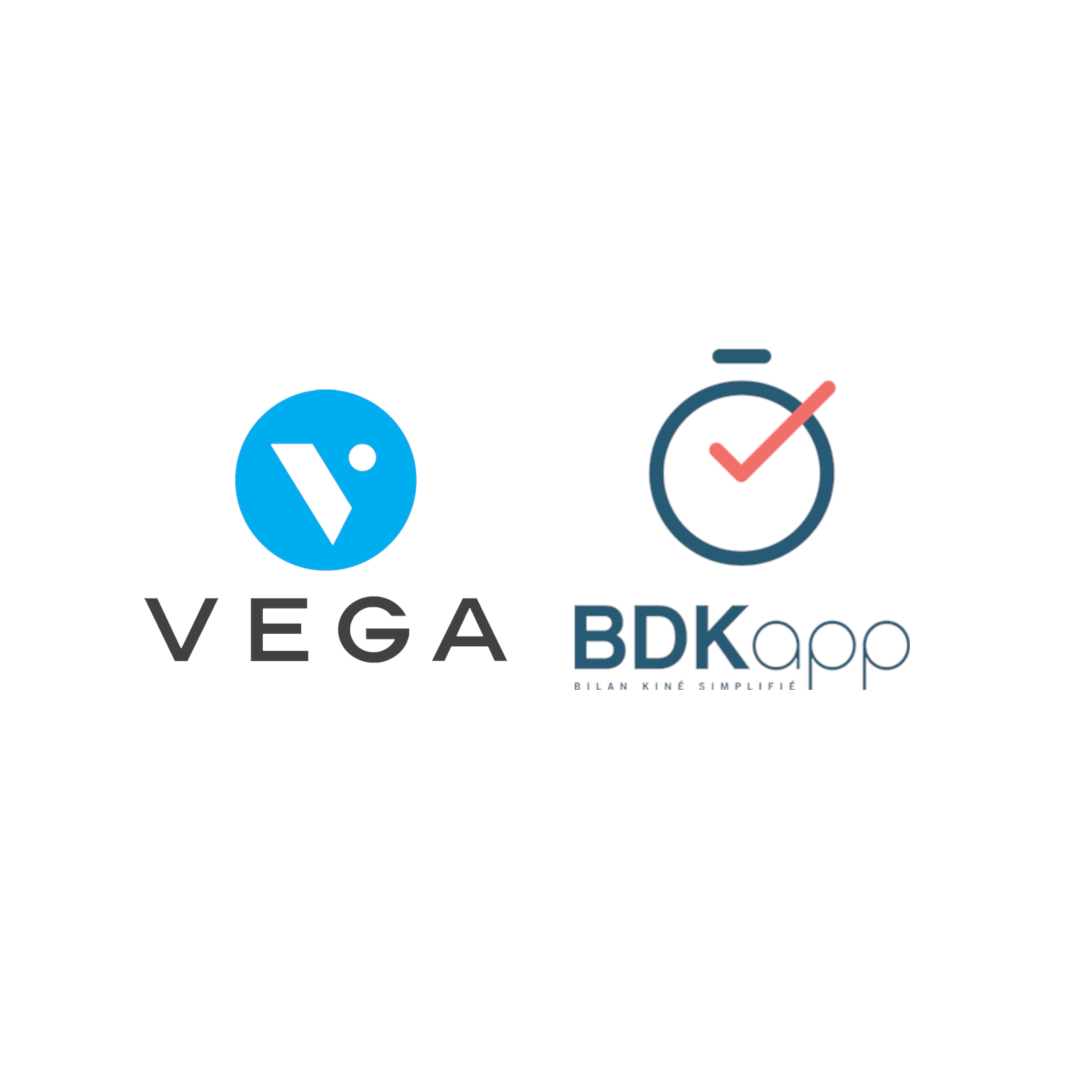 Logo VEGA et BDKapp, partenariat