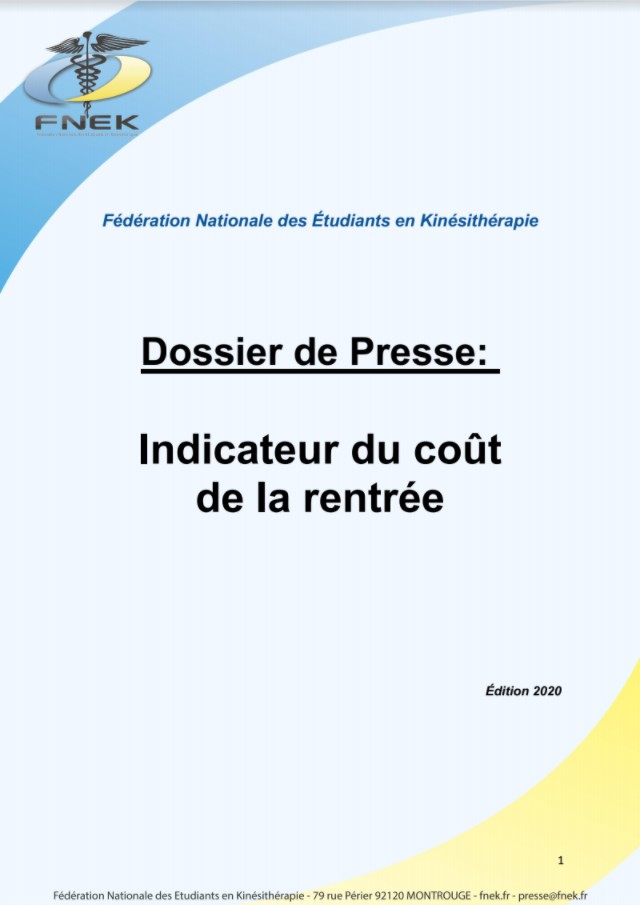 Indicateur du coût de la rentrée <br><br>