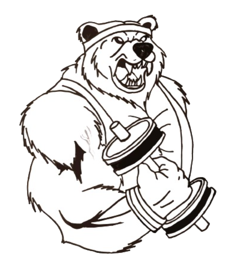 Logo LE BELGE, un ours