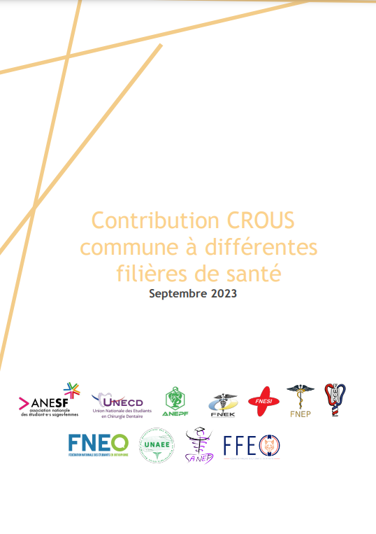 Contribution CROUS commune aux filières de santé