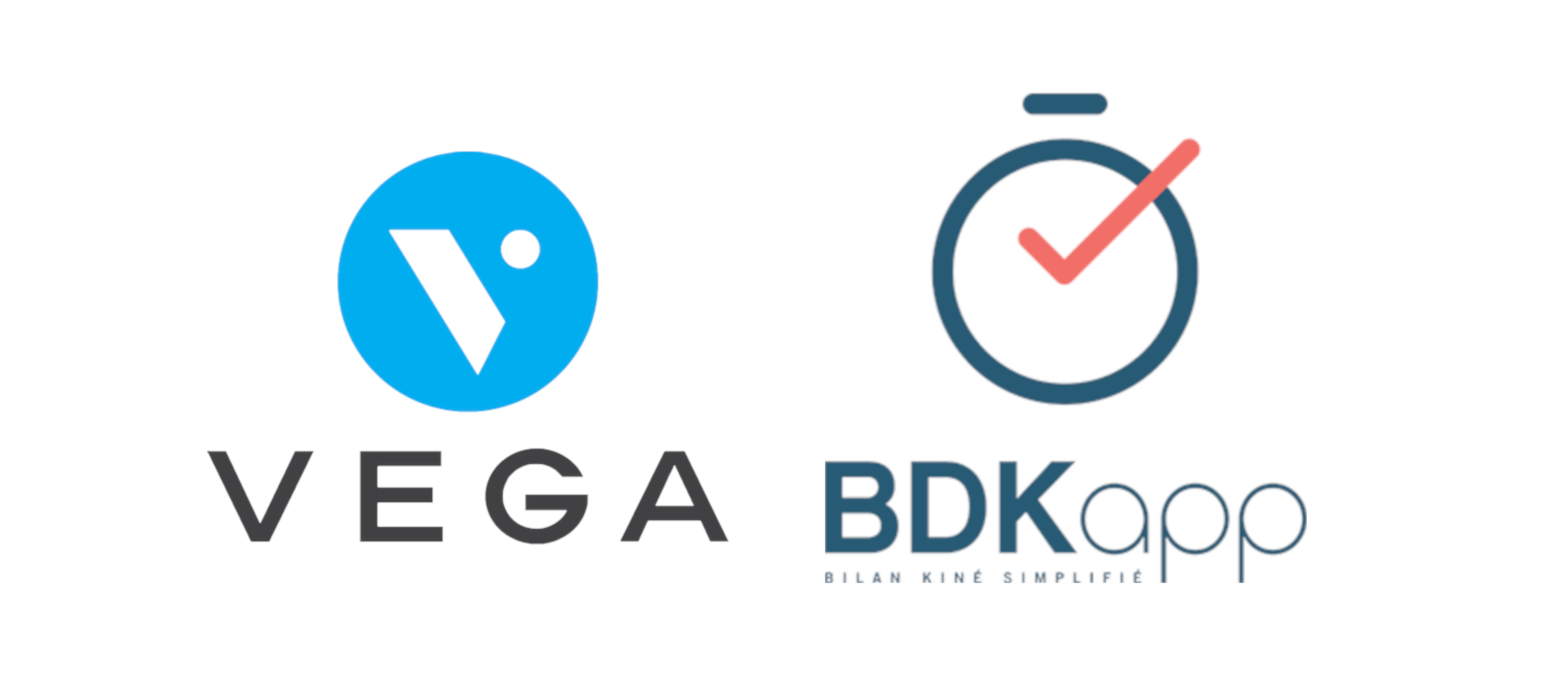 Logo VEGA et BDKapp, partenariat